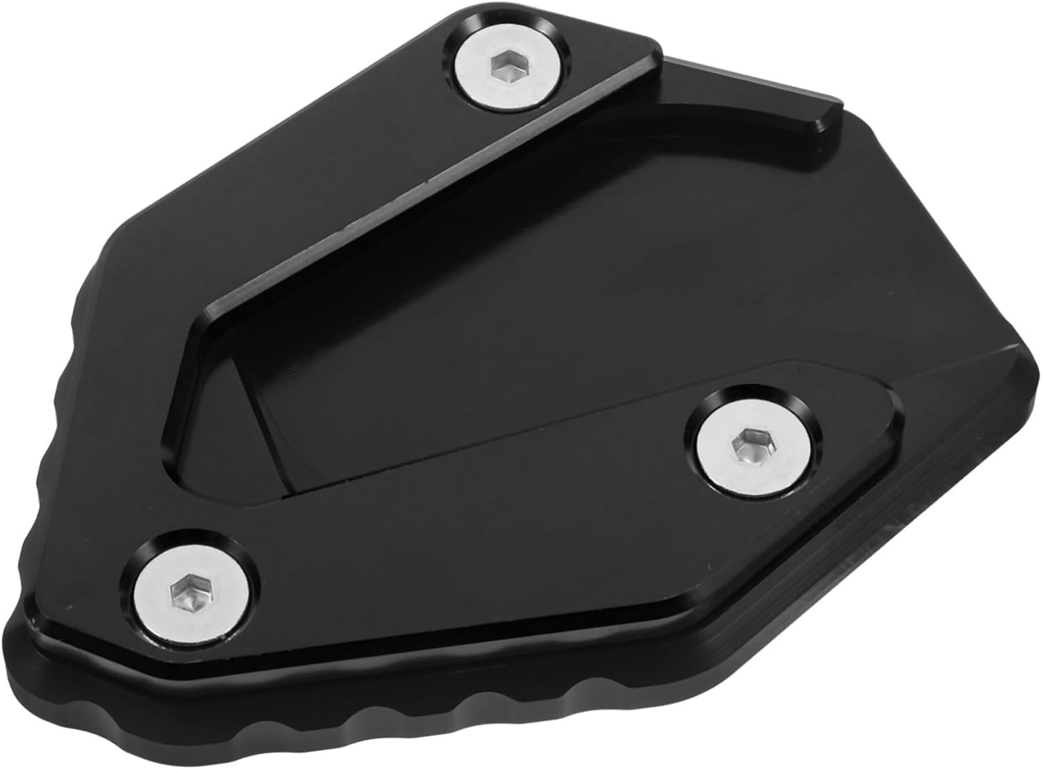 Mobestech Motorcycle Kickstand Support Plate Durable Side Stand Pad for Enhanced Stability Soft Ground Fit for Bikes Lightweight and Portable Kickstand Extension