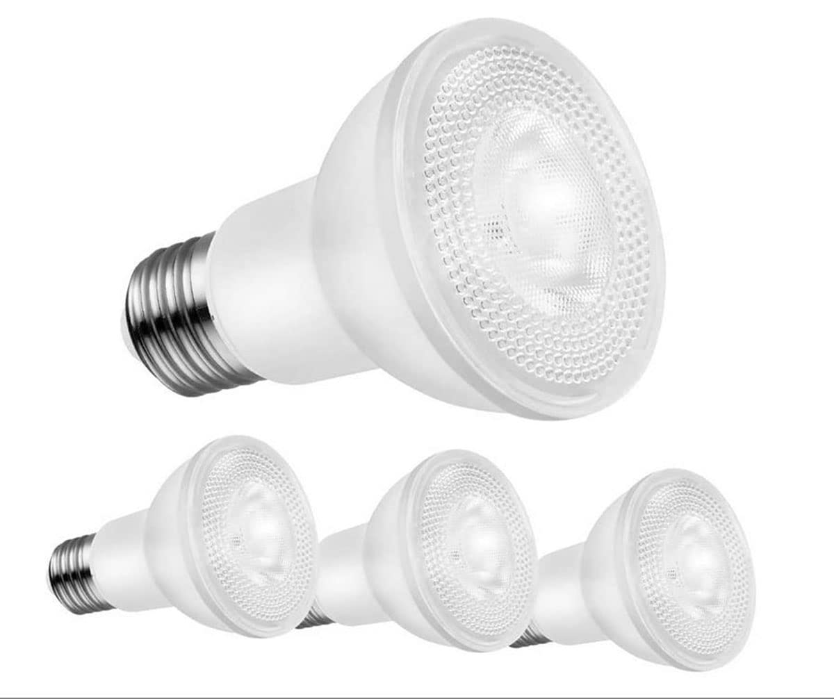 4-Pack Par20 Led Bulb Dimmable Cold White,9w E27 Base Spot Light,720LM,35000 Hours Life time,6000K