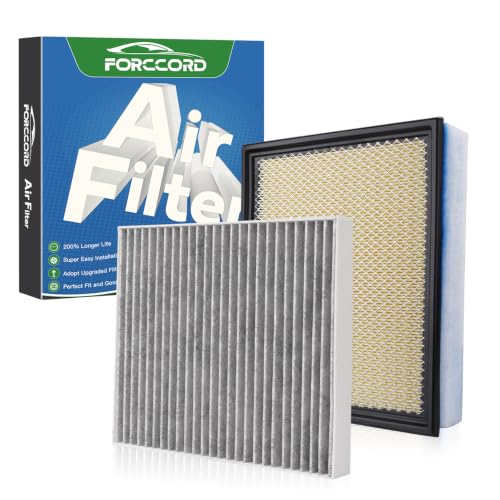 Image of Cabin & Engine Air Filter Kit for Ford F-250 F-350 F-450 F-550 2020-23 6.7L