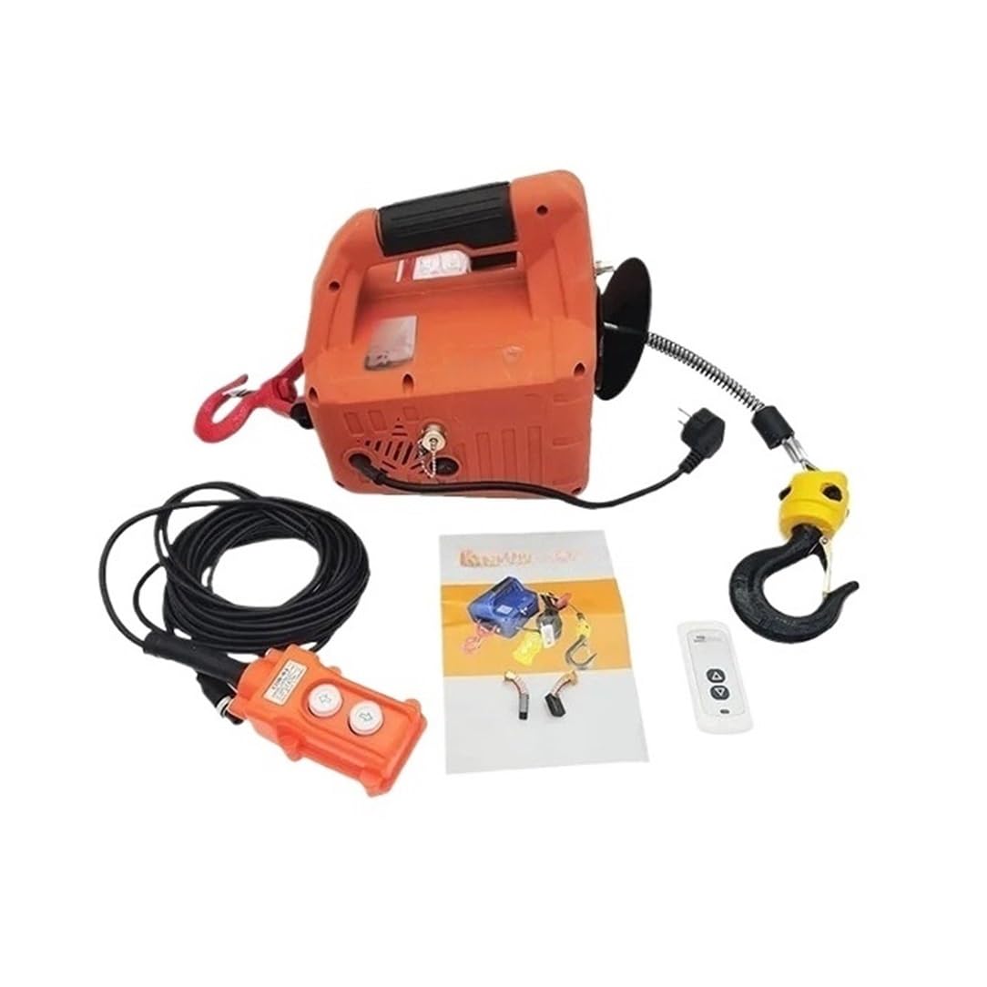polipastos de cadena Cabrestante Eléctrico Portátil De Carga, Polipasto Tracción, Control Remoto/Control Cable, 220V/110V, Herramienta Elevación