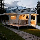 Fully Equipped Double Decker Food Truck Trailer with Expandable Terrace – Customized Mobile Restaurant, Container Bar & Portable Kitchen for Coffee, Ice Cream, Hot Dogs, Street Food & Catering