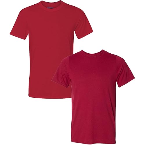 Gildan Men's Moisture Wicking Polyester Performance T-Shirt, 2-Pack