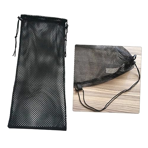 BESTYASH Mesh Pouch Bag for Equipment Diving Bag Ankle Flippers Tote for Sports Anti-aging Nylon Breathable