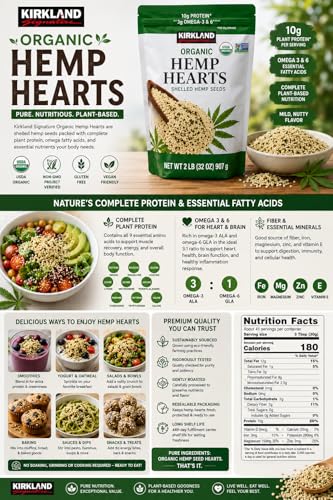Image of Kirkland Signature Organic Hemp Hearts