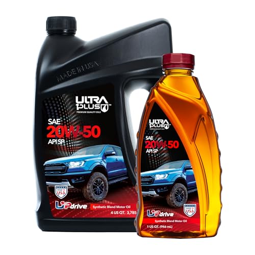Aceite para motor mezcla sintética ULTRA 1PLUS 20W-50 miniatura 1