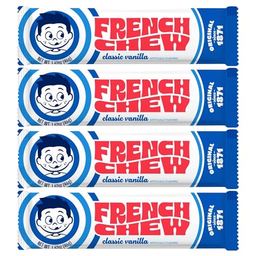 Caramelos French Chew Taffy sabor vainilla pack 4