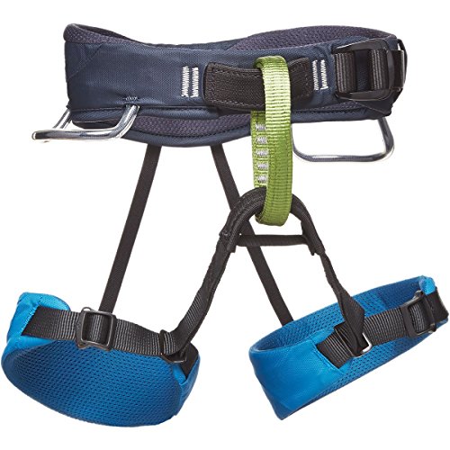 Black Diamond Momentum Climbing Harness - Kid's Kingfisher