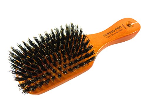Lado Pro #5555 100% Pure Boar Bristle - Torino Hair Brush Medium - Exceptional Quality