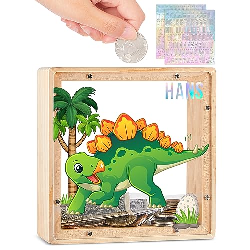 Beinou Spardose Kinder Sparschwein Mädchen Einhorn Sparbüchse Acryl-...