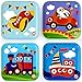 Floating Baby Bath Books - Transport Themed Bath Books for Babies, Infants - Waterproof, Mold-Free Bath Toys for Learning & Early Education