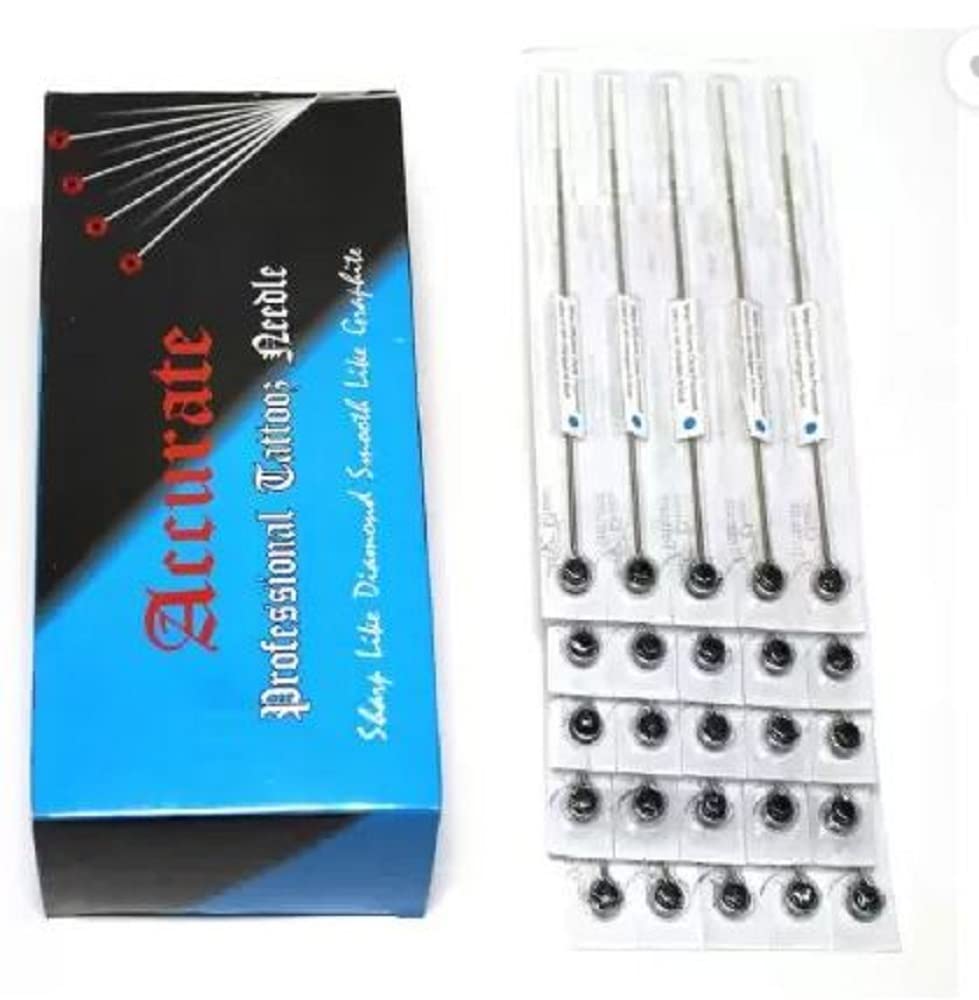 Accurate Tattooz 11 Round Shader Tattoo Needles - Pack of 50 without nipple-image-40