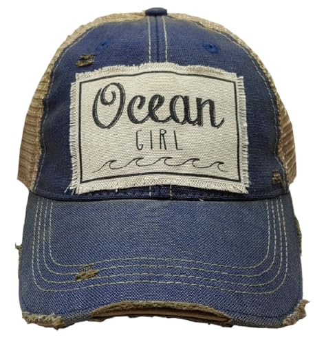 VINTAGE LIFE Ocean Girl Cap, Royal Blue