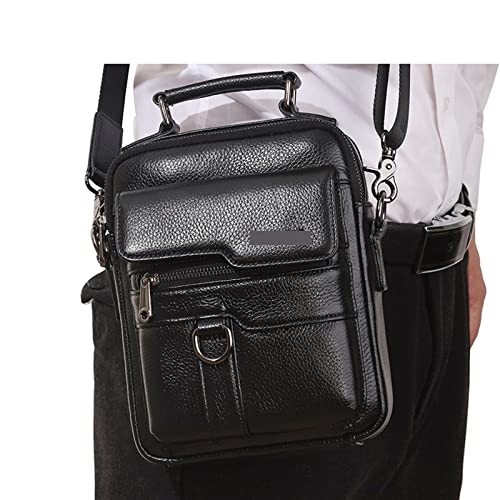 Briefcases Messenger Bags Laptop Bag Leather Men Crossbody Shoulder Bag Vintage Cowhide Messenger Bag for Male Small Casual Handbags for Male4