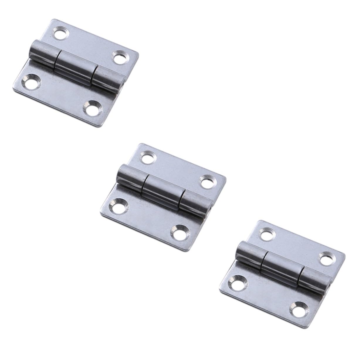 Vfdaswqq 5*5Cm Hinges, Metal Hinge 4Pcs Of Stainless Steel Thickened Cabinet Door(5 * 5Cm)