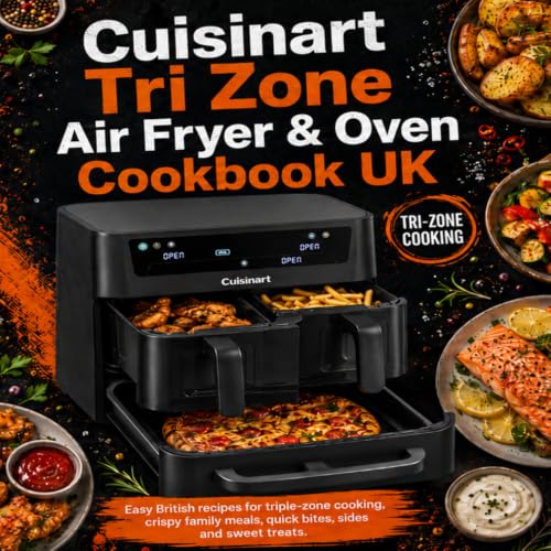 Cuisinart Tri Zone Air Fryer & Oven Cookbook UK: Easy British recipes for triple-zone cooking, crispy family meals, quick bites, sides and sweet treats image 2