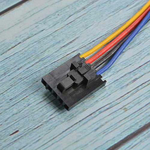 Adaptador de conector ventilador 5Pcs 5Pin a 4Pin miniatura 7