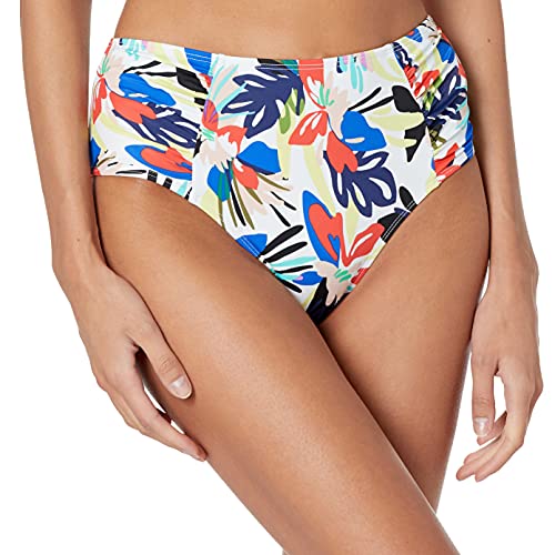 Panache Women's Anya Riva Mid-Rise Bikini Bottom, Floral Print, Medium