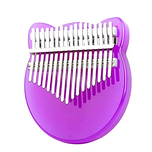 17Key Kalimba Thumb Piano Portable Crystal Transparent