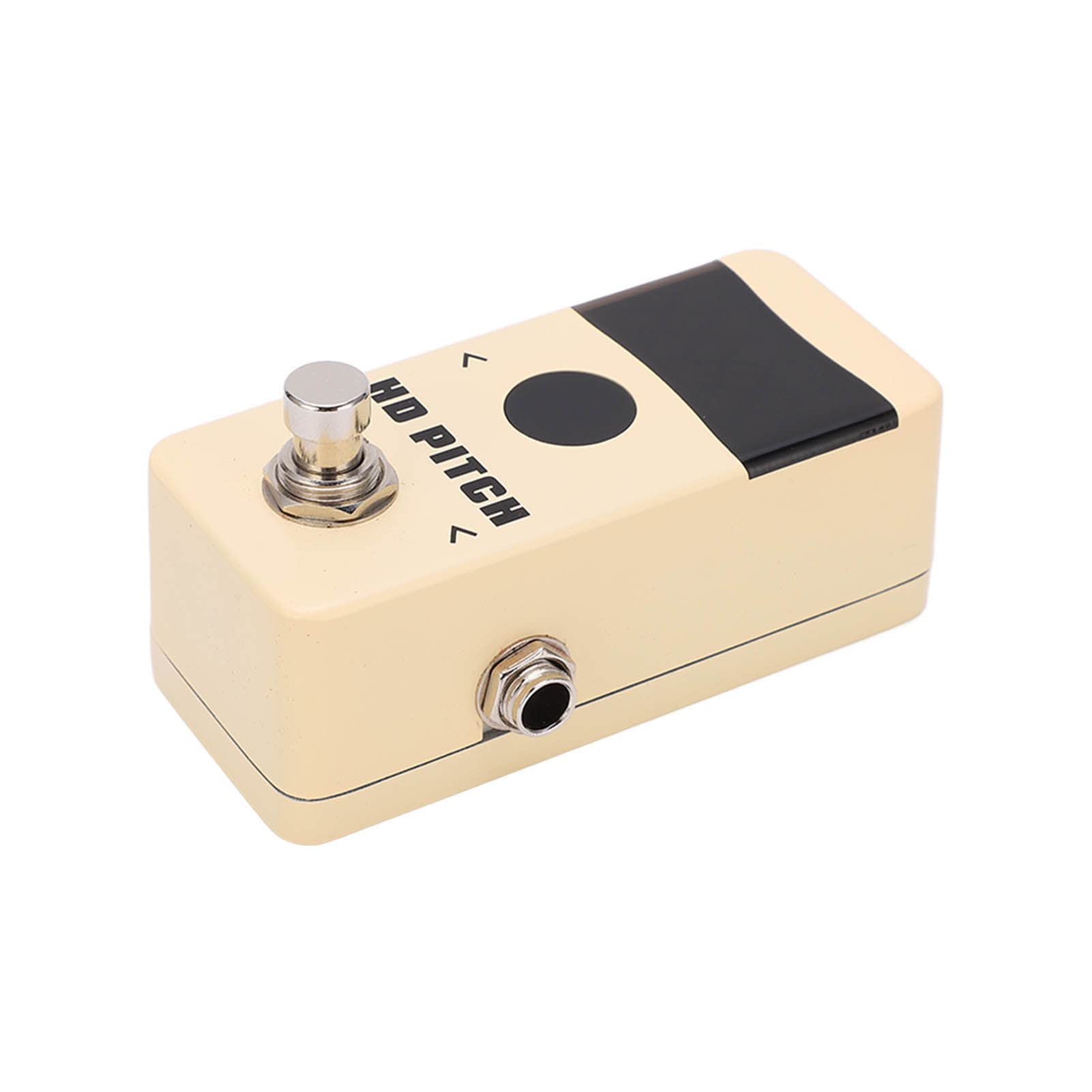 Mini Accordatore a Pedale con Doppio Display LED per Un'accordatura Ad Alta Precisione Design Compatto in Metallo per Chitarre Elettriche 4 Cm/1,6 Pollici