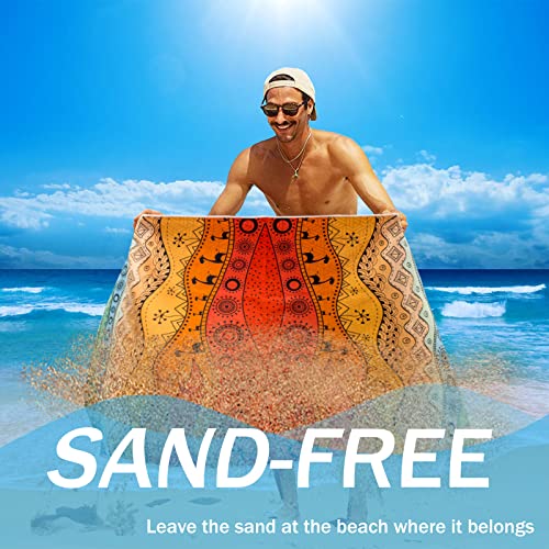 Cabanana Sand Free Beach Towel - Microfiber 32 X 64 Inch Quick Dry Lightweight Towel For Travel Sports Pool Swimming Bath Camping Yoga Girl Women Adults (Marrakesh) #TOP3