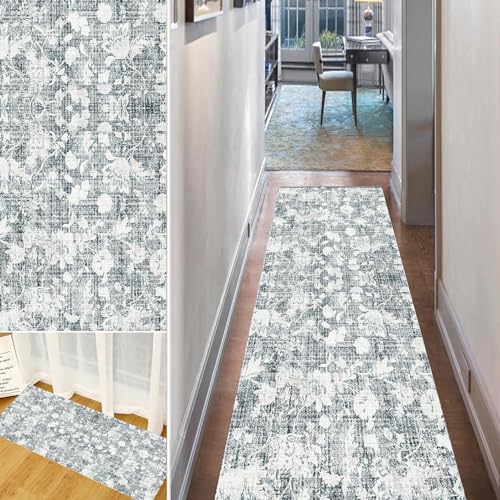 YCKJXSMA Teppich Läufer Flur Küche 60 * 150cm Läufer Lang Flur rutschfest Küchenteppich...