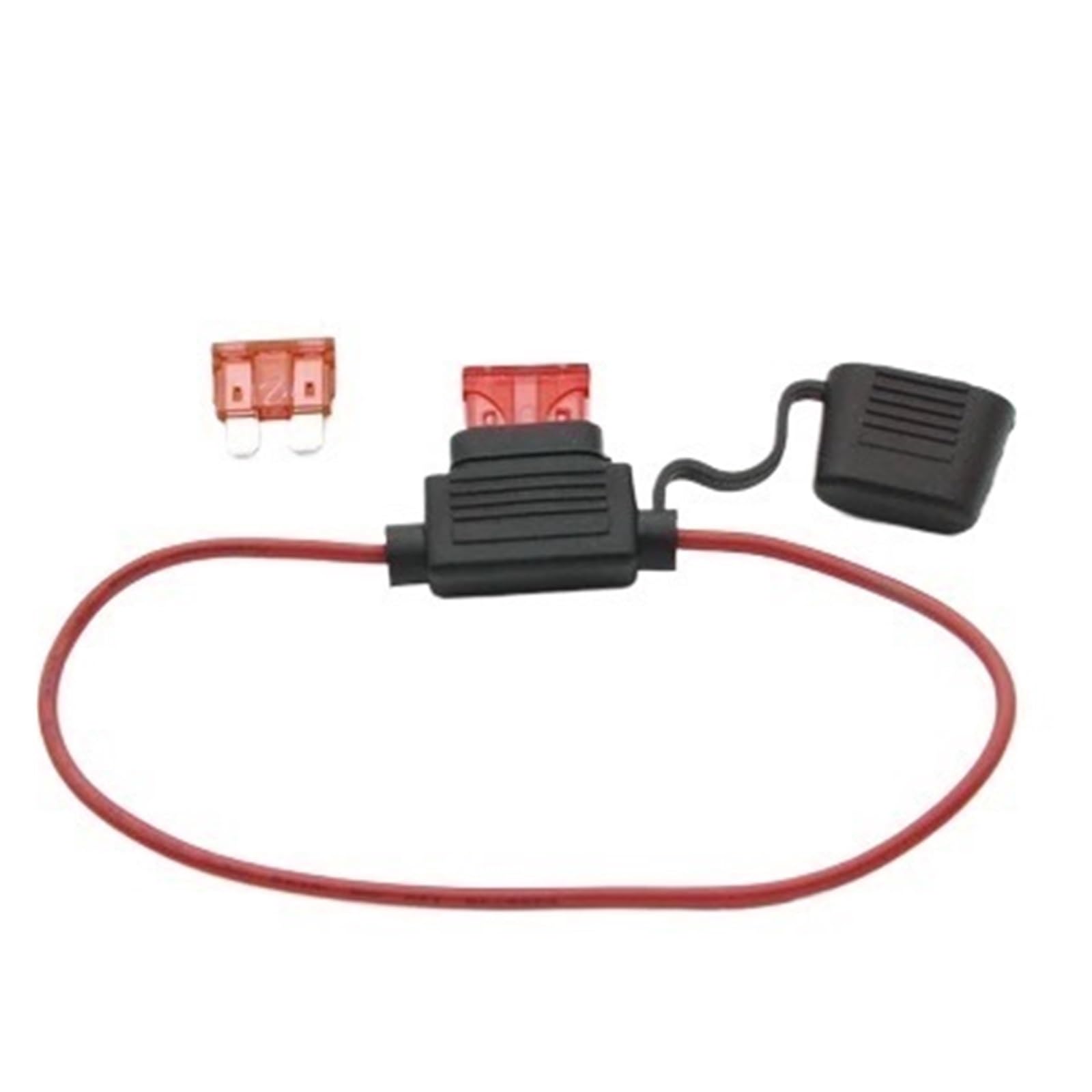 Portafusibile impermeabile 32 V piccolo e medio 18/16/14/12/10AWG e lama auto 2A 3A 5A 7. 10A 15A 20A 25A 30A 35A 40A (20A, Medium 1 coppia, 14 AWG)