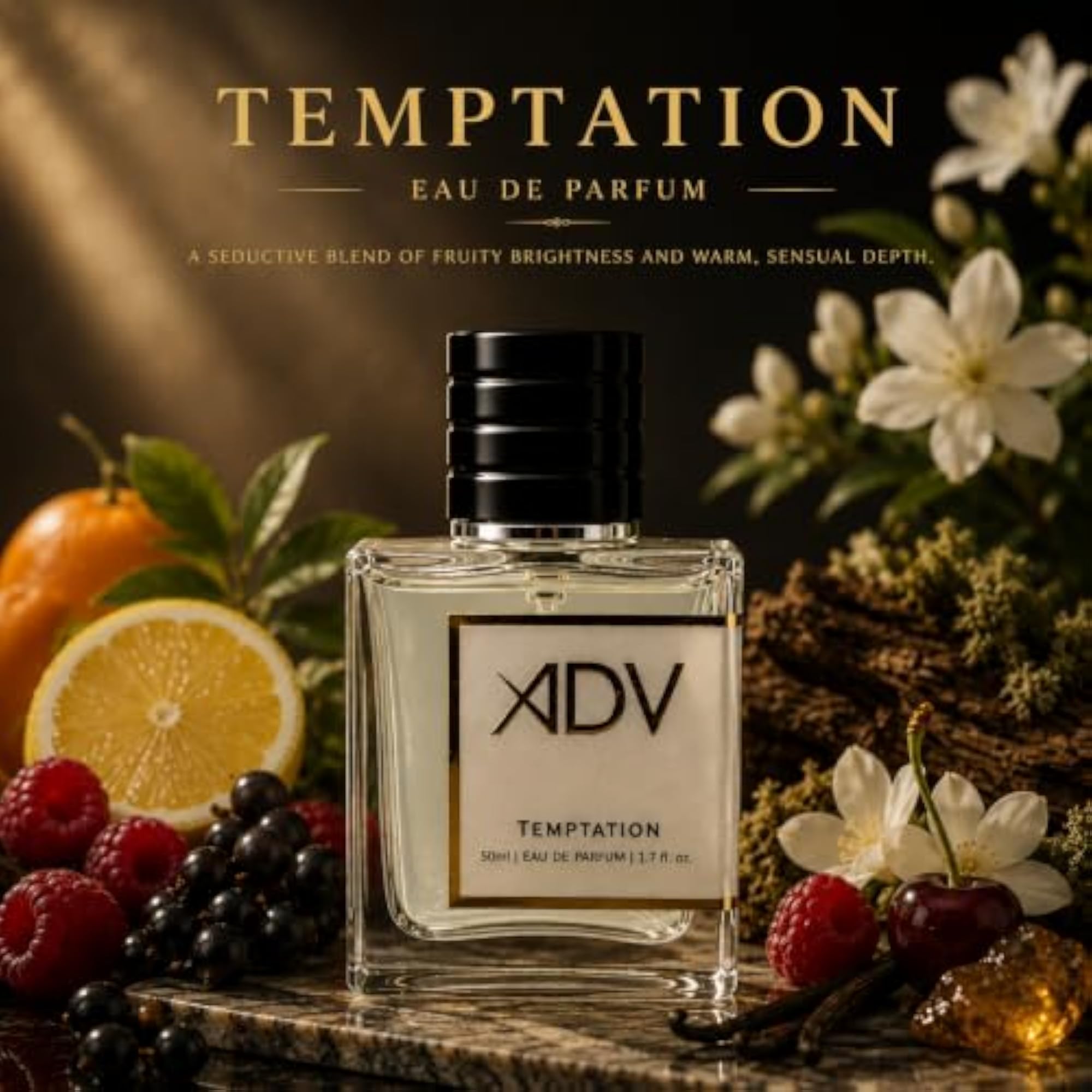 Temptation Eau De Parfum for Women, Long Lasting Floral Perfume