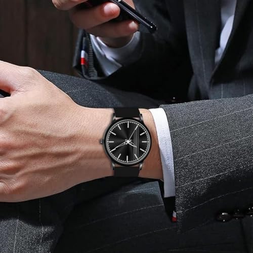 Image of Acnos Silicone Strap Analog Wrist Watch for Men (Black /Grey /Green)