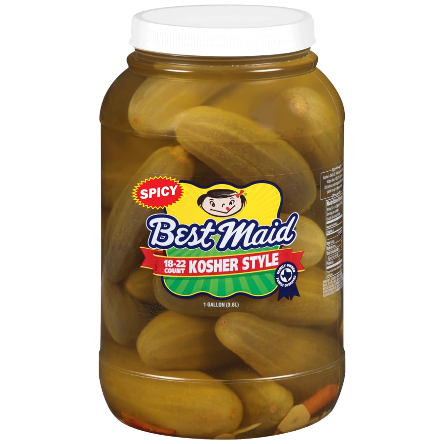 Best Maid Kosher Dill Pickles 18-22 Count Gallon (Pack of 2)