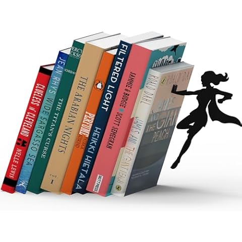 Artori Design Book Ends for Heavy Books - Supergal Cover