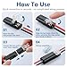 Double Wire Plug in Connector with Locking Buckle, 2 Pin Quick Connect Wire Connectors, Tool-Free Push in Electrical Connectors for Emergency Repairs, Automotive, Home Wiring DIY (40Pcs)