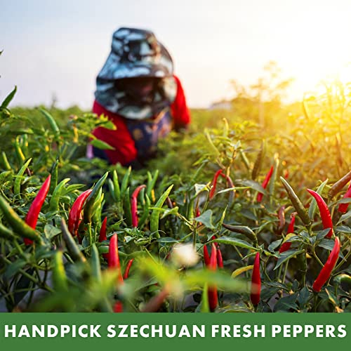 Image of Dried Chili Peppers Chiles, Dry Red Chilis Pepper For Cooking Chinese | Chinese Hot Chili Oil and Hotpot, Natural, Non GMO, Gluten Free, 5.3oz, Mild Hot, Ideal for Gift