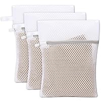 KALIONE Mesh Wäschebeutel, 3 Stück Waben-Dessousbeutel mit Aufhängeschlaufe für Unterwäsche, BHs, Socken, Babykleidung – Ansicht 1