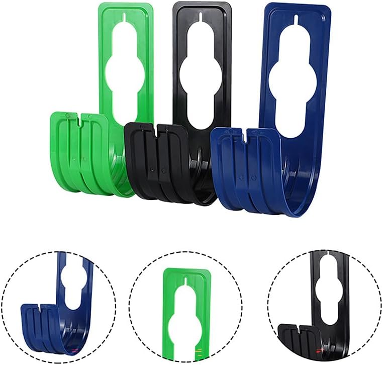 Miniatura 3 de Soporte de carrete de manguera de jardín montado en la pared organizador de almacenamiento para colgar tubos de riego al aire libre