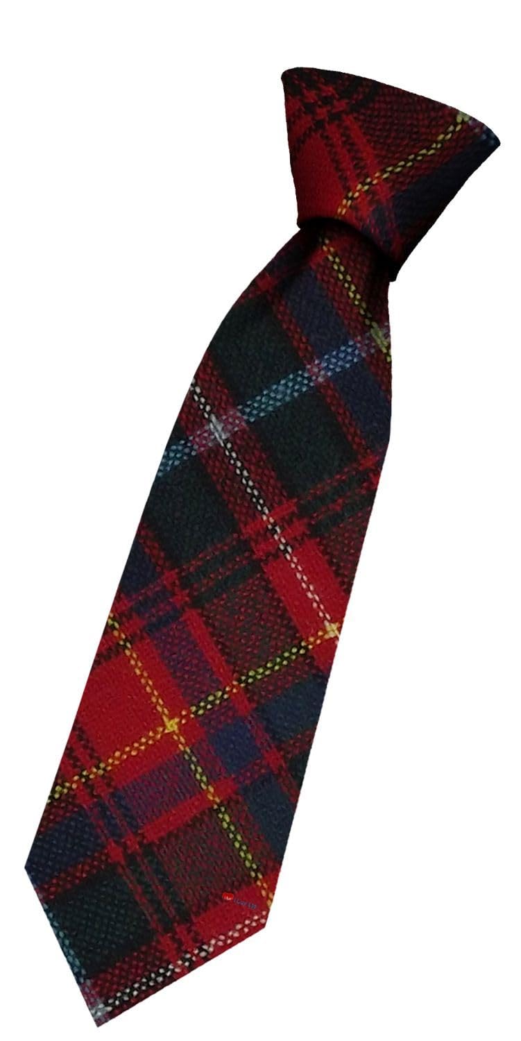 I LUV LTD Boys All Wool Tie Woven And Made in Scotland in Innes Modern Tartan