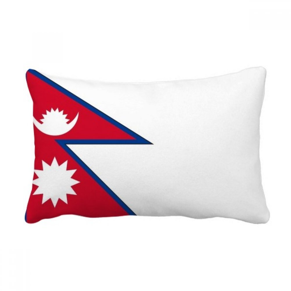 Drapeau National du Népal coussin de canapé, une idée cadeau originale pour passionnés d'Asie