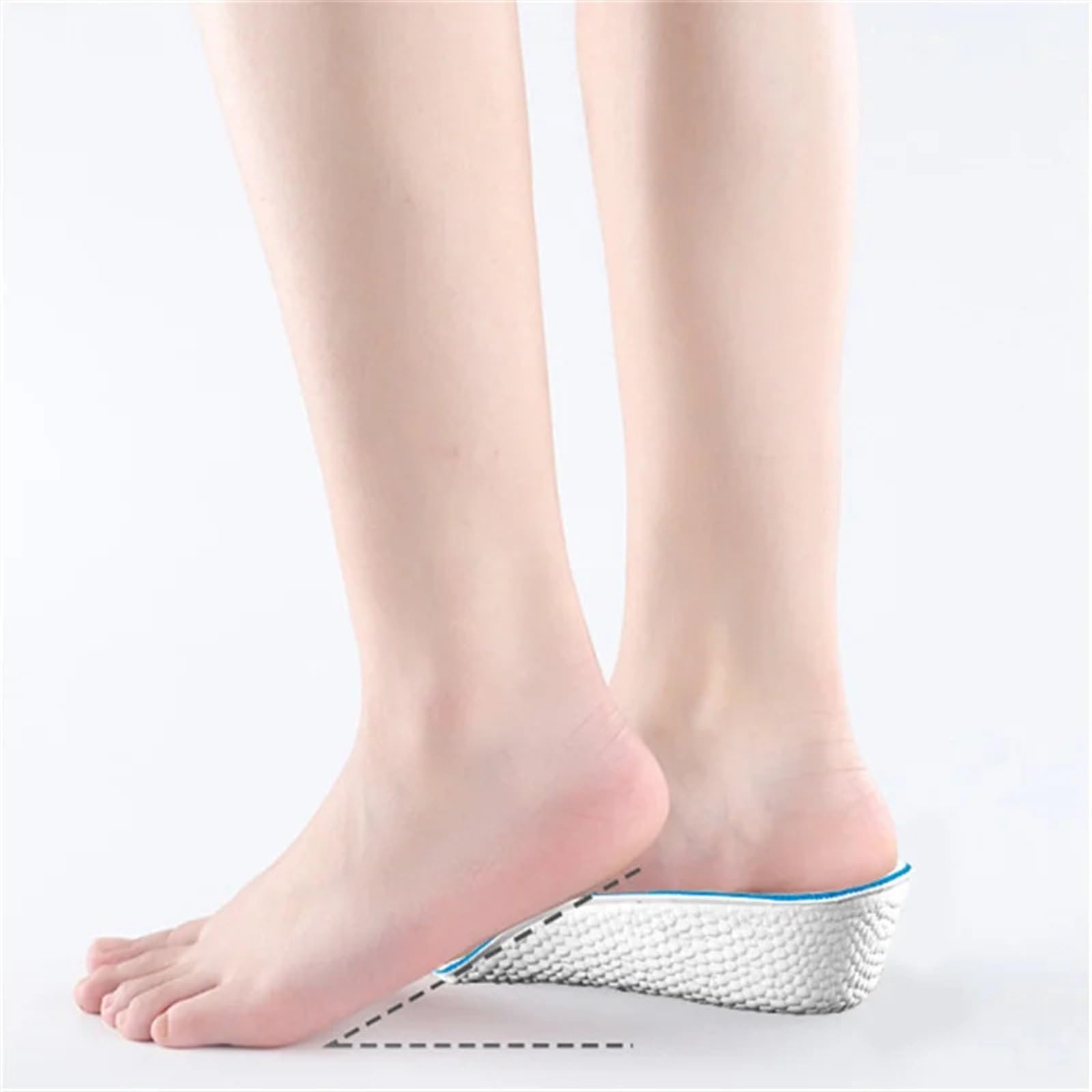 Solette per aumentare l'altezza 3 Paia 1,5-3,5 Cm Più Alto Supporto For Arco Plantare Aumento Di Altezza Solette Peso Leggero Morbido Sollevamento Elastico(3.5CM)
