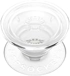 PopSockets Plant-Based Phone Grip with Expanding Kickstand, Adhesive Grip, Eco-Friendly - Clear