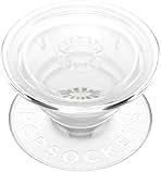 PopSockets Phone Grip with Expanding Kickstand, Adhesive Grip - Clear