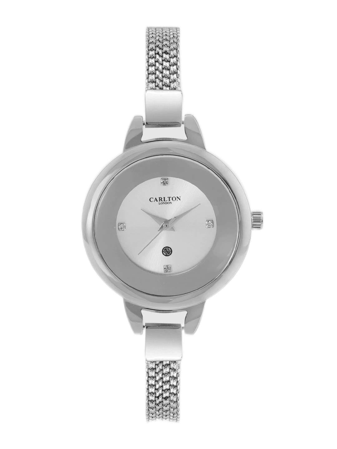 Carlton london Analog Silver Dial Womens Watch-CL022SSIS (B08L1Z4GVZ) Amazon Price History, Amazon Price Tracker