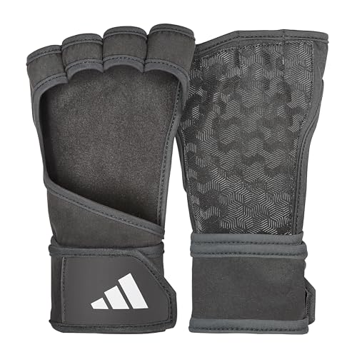 Guantes de fitness open back adidas con silicona para hombres y mujeres 2