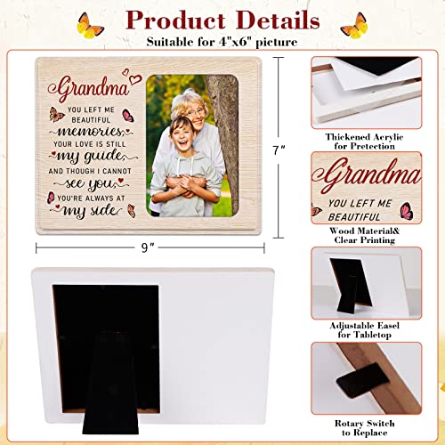 Whatsign Mothers‘s Day Gift Memorial Gift For Loss Of Grandmother Grandma Memorial Picture Frame Sympathy Gift For Loss Of Grandmother In Memory Of Grandma Photo Frame Bereavement Gift For Grandmother #TOP6