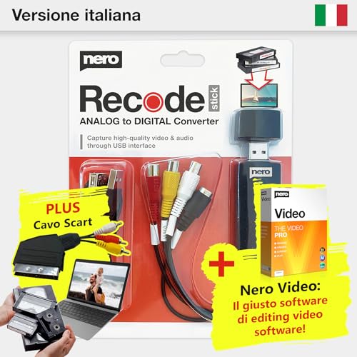 Nero VHS a USB Video Grabber Recode Stick incl