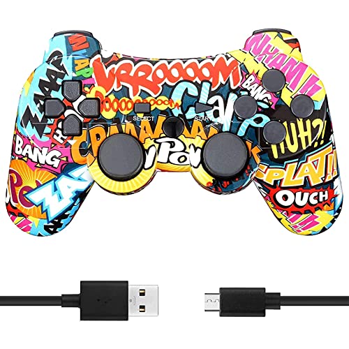 【Esperienza di gioco straordinaria】 Il controller wireless è dotato di doppia vibrazione, la tecnologia a 6 assi offre un'esperienza di gioco realistica, sentendo ogni tua mossa.