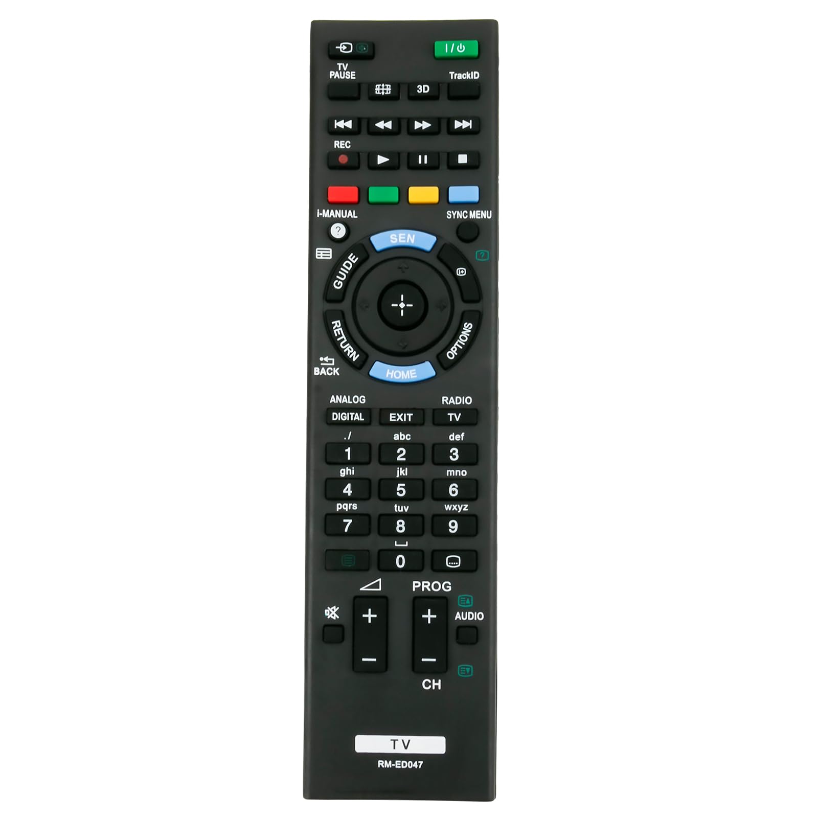 Amazon.com: New RM-ED047 Replaced Remote fit for Sony 3D TV KDL