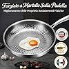 Generico 2026 Padella Titanio Puro non Rivestita,Premium Titanium Pro 20/24/26/28/30 cm, Padelle in Titanio, Ispessito Ultra-resistente/Resistente ai graffi/Non rivestito (Coperchio Incluso, 30CM)