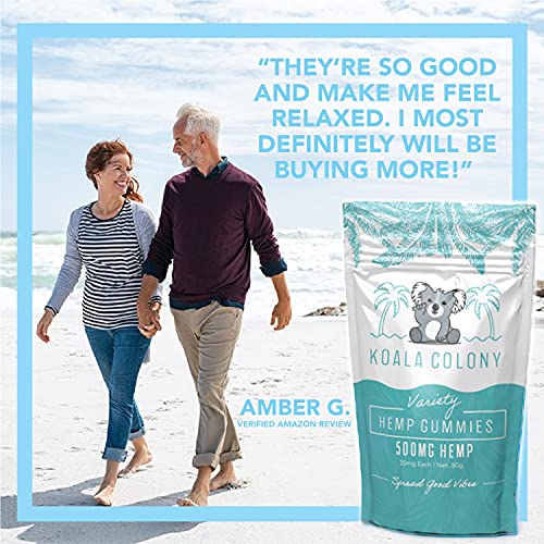 Koala Colony Hemp Gummies – 500mg Natural Hemp Extract – Original Variety Flavor – Hemp-Infused Gummies for Stress, Anxiety, and Pain Relief - Image 3