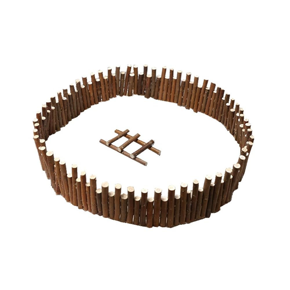 CTRLZS Wooden Fence Small Wooden Stake Decoration Small Decorative Supplies