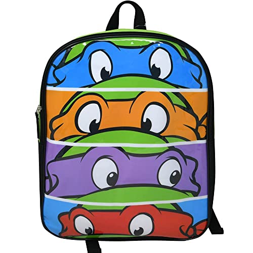 Tmnt Backpack For Boys - Bundle With 15” Teenage Mutant Ninja Turtles Backpack Kids, Water Pouch, Stickers, More | Tmnt School Supplies For Boys 4-8 #TOP1