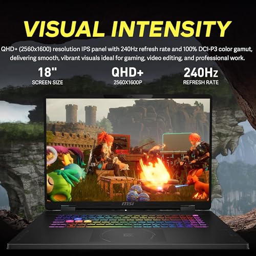 MSI Titan 18 HX gaming laptop